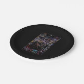 Das Party Lovers Tarot Card Pappteller (Schrägansicht)