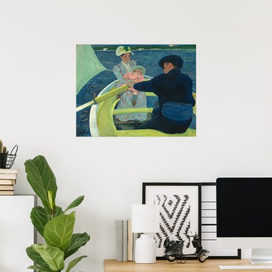 Das Party - Mary Cassatt Kunstposter Poster (Heimbüro)