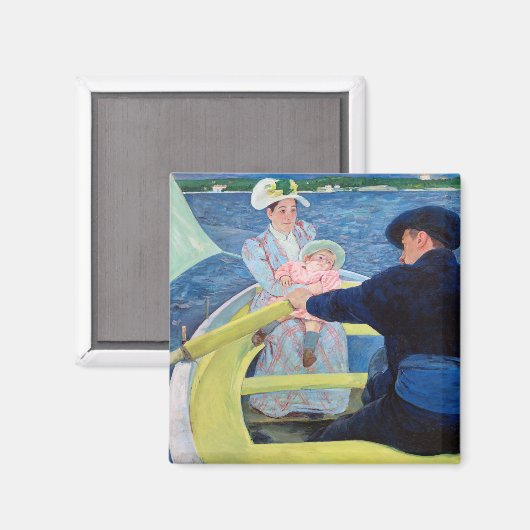 Das Party, Mary Cassatt Magnet (Vorderseite/Rückseite)