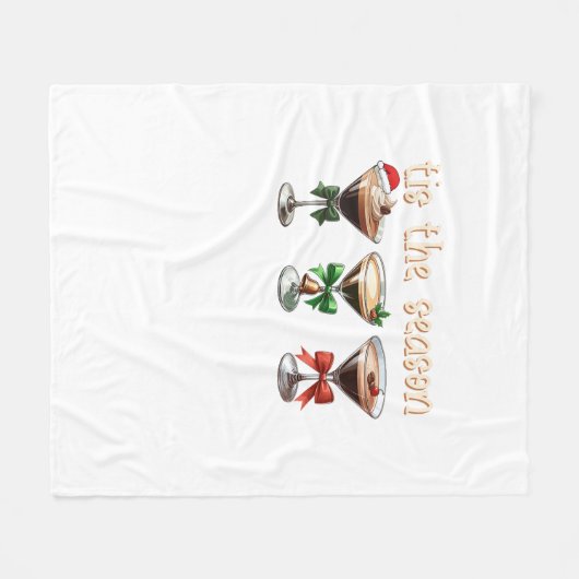 Das Party "The Season Espresso Cocktail Glasses" Fleecedecke (Vorderseite (Horizontal))