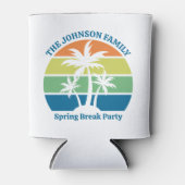 Das Party "Tropical Island Palm Trees" Dosenkühler (Vorderseite)