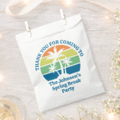 Das Party "Tropical Island Palm Trees" Geschenktütchen (Ausgeschnitten)