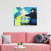 Das Party von Mary Cassatt Leinwanddruck (Insitu (Wohnzimmer))