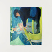 Das Party von Mary Cassatt Wandteppich (Vorderseite)