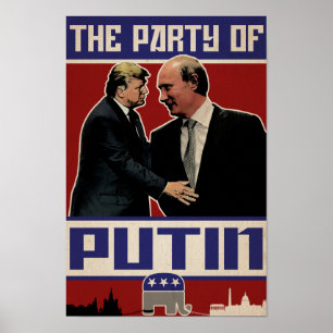 "Das Party von Putin" Plakat