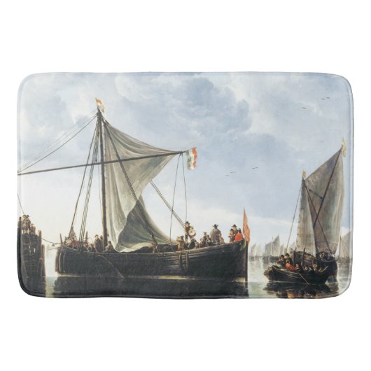 Das Passage Boat Aelbert Cuyp Badematte (Vorderseite)
