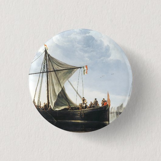 Das Passage Boat Aelbert Cuyp Button (Vorderseite)