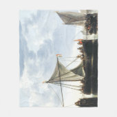 Das Passage Boat Aelbert Cuyp Fleecedecke (Vorderseite)