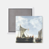 Das Passage Boat Aelbert Cuyp Magnet (Vorderseite/Rückseite)