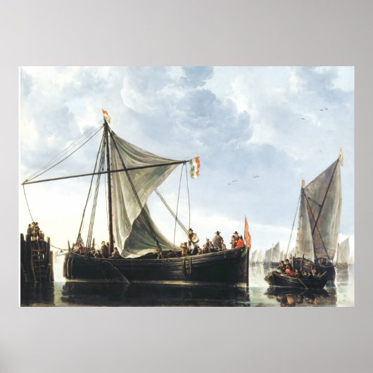 Das Passage Boat Aelbert Cuyp Poster (Vorne)