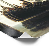 Das Passage Boat Aelbert Cuyp Poster (Ecke)