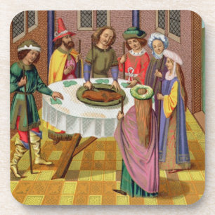 Das Passahfest der Juden, Faksimile eines 15. Getränkeuntersetzer