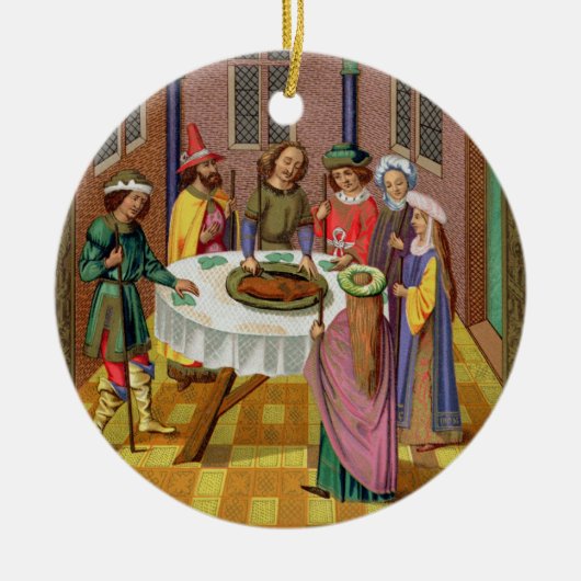 Das Passahfest der Juden, Faksimile eines 15. Keramikornament (Vorne)