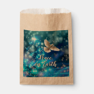 Das passende Blue Dove Peace Weihnachten Geschenktütchen