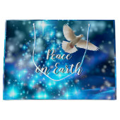 Das passende Blue Dove Peace Weihnachten Große Geschenktüte (Vorderseite)