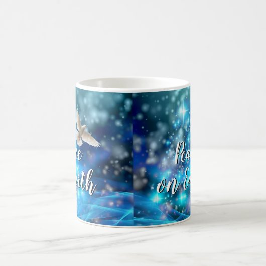 Das passende Blue Dove Peace Weihnachten Kaffeetasse (Mittel)