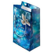 Das passende Blue Dove Peace Weihnachten Kleine Geschenktüte (Vorderseite Schrägansicht)