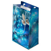 Das passende Blue Dove Peace Weihnachten Kleine Geschenktüte (Rückseite Schrägansicht)
