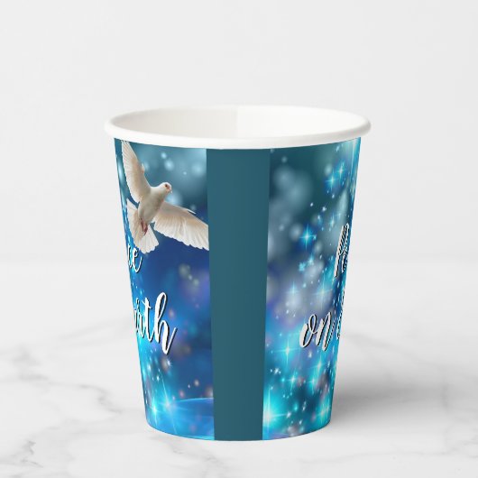 Das passende Blue Dove Peace Weihnachten Pappbecher (Links)