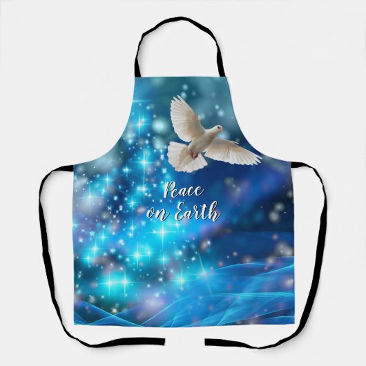 Das passende Blue Dove Peace Weihnachten Schürze (Vorderseite)