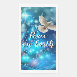 Das passende Blue Dove Peace Weihnachten Serviette