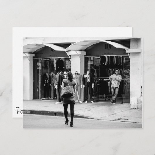 Das passiert seit dem Beginn der Zeit. Postkarte (Vorne/Hinten)