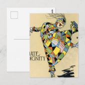 „Das Patchwork-Mädchen hasst Würde“ von John R. Ne Postkarte (Vorne/Hinten)