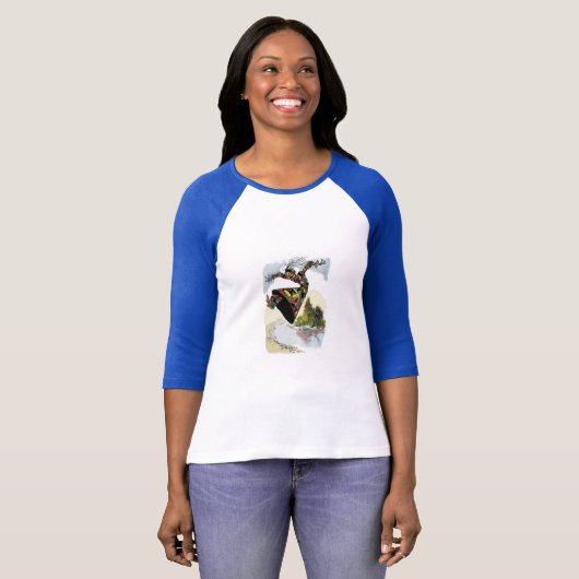 das Patchwork-Mädchen von Unze T-Shirt (Vorne ganz)