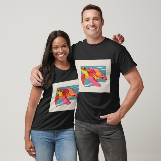 Das Patchworkurtle-Geschenk T-Shirt (Unisex)