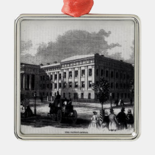 Das Patentamt Silbernes Ornament