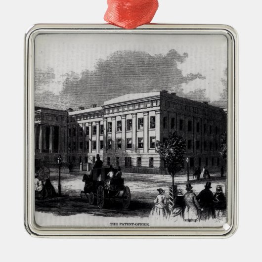 Das Patentamt Silbernes Ornament (Vorne)