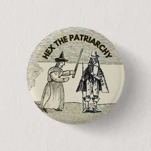 Das patriarchalische Feminismus-Button-Abzeichen Button