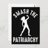 Das Patriarchat zerschlagen Postkarte (Vorne/Hinten)