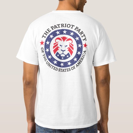 Das Patriot-Party T-Shirt (Rückseite)