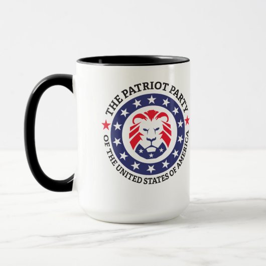 Das Patriot-Party Tasse (Links)