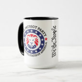 Das Patriot-Party Tasse (Vorderseite Links)
