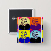 Das Paul Weller-Abzeichen "Der verändernde Mensch" Button (Vorne & Hinten)