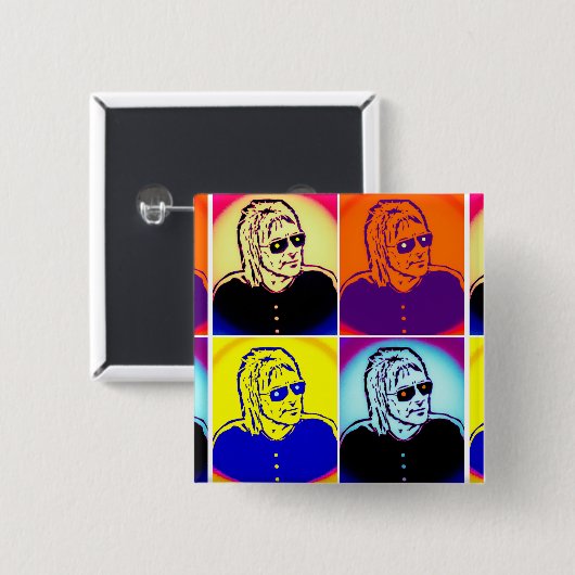 Das Paul Weller-Abzeichen "Der verändernde Mensch" Button (Vorne & Hinten)