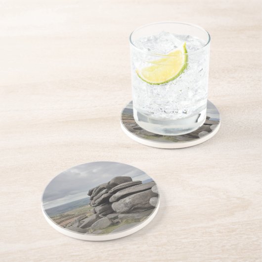 Das Peak District, Sheffield. Leer Getränkeuntersetzer (Seite)