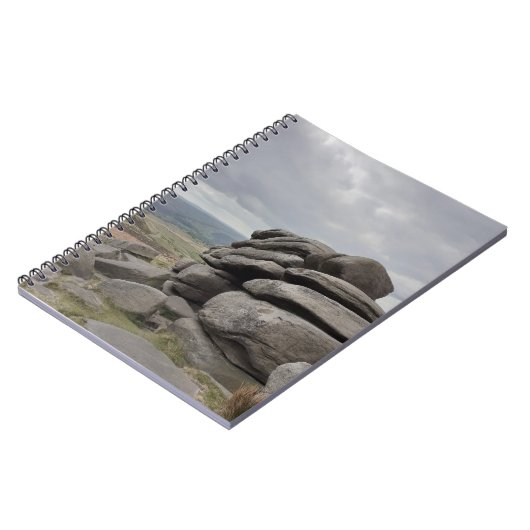 Das Peak District, Sheffield. Leer Notizblock (Linke Seite)