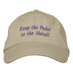 DAS PEDAL AN DIE METAL Cap (Khaki) behalten Bestickte Baseballkappe