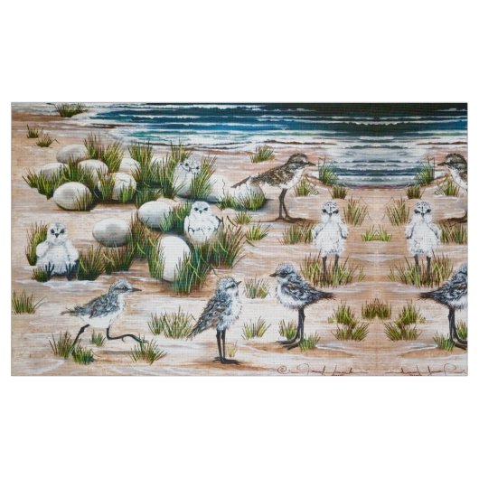 Das Peeps Beach Nest Fabric Stoff (Fat Quarter (45,7 x 55,9 cm))