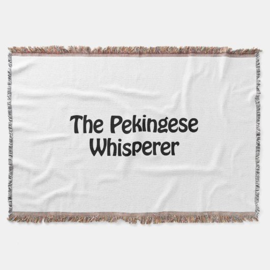 das pekingese flüstern decke (Vorderseite)