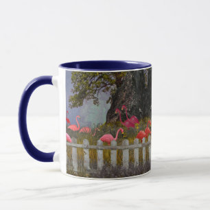 Das Penfield Pink Plastic Flamingo Sanctuary Tasse