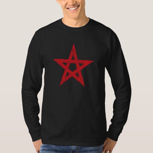 Das Pentagram vintage T-Shirt (Vorderseite)
