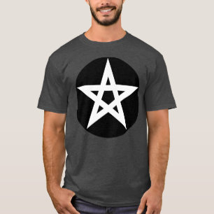 Das Pentagram (weiß auf schwarz) T-Shirt