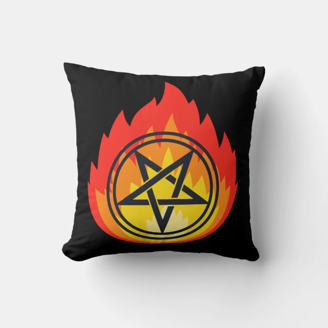 Das Pentagramm Kissen (Vorderseite)