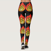 Das Pentagramm Leggings (Rückseite)