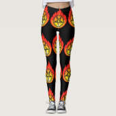 Das Pentagramm Leggings (Vorderseite)