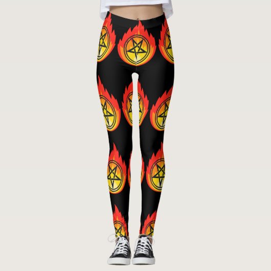 Das Pentagramm Leggings (Vorderseite)